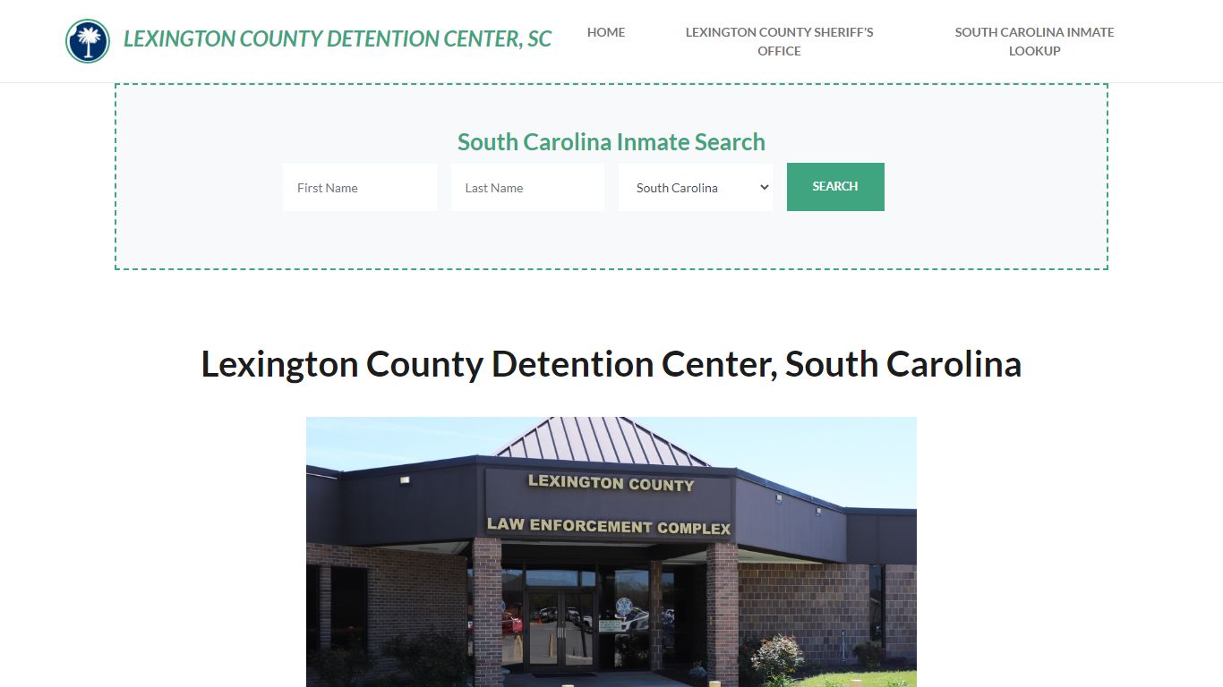 Lexington County Detention Center, SC Inmate Roster, Offender Search